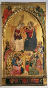 Koronacja Dziewicy i Świętych autorstwa Jacopo di Cione