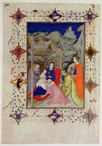 MS 11060-11061 Godziny Notre Dame: Seksta, Pokłon Trzech Króli, z „Tres Riches Heures du Duc de Berry”