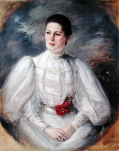 Portret kobiety autorstwa Jacques Emile Blanche