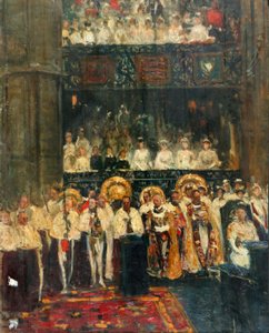 Koronacja Jerzego V autorstwa Jacques Emile Blanche