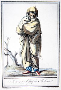 Żydowski kupiec z Czech, z „Encyclopedie des Voyages”, ryty przez L.F. Labrousse