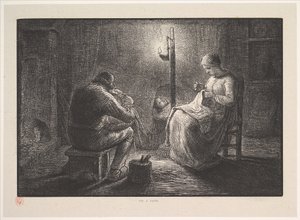 Noc, z cyklu Cztery pory dnia, 1830-75.