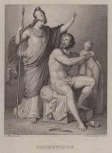 Prometeusz (rycina) autorstwa Jacques Alfred van Muyden