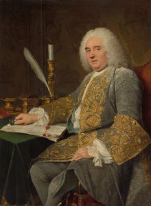 Portret Jeana-Gabriela du Theila podczas podpisywania traktatu wiedeńskiego autorstwa Jacques André Joseph Aved