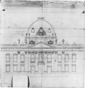Projekt dla Ecole Militaire w Paryżu, 1769