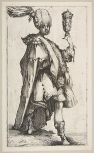 Balthasar, z serii Trzej Królowie, 1595-1616. autorstwa Jacques Bellange