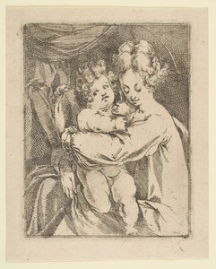 Madonna z Dzieciątkiem, 1612-16. autorstwa Jacques Bellange