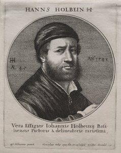 Portret Hansa Holbeina autorstwa Jacques Bellange