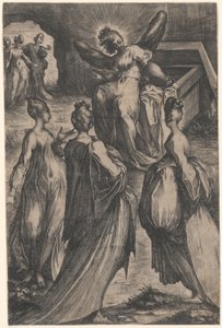 Trzy Marie przy grobie autorstwa Jacques Bellange