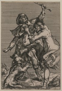 Walka dwóch żebraków autorstwa Jacques Bellange