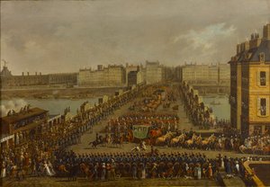 Procesja cesarska w drodze na koronację 2 grudnia 1804 r. 1805 r.