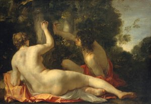Angelica i Medoro, prawdopodobnie początek lat 30. XVII wieku.