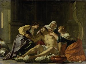 Św. Sebastian opiekowany przez Irenę i jej pomocników