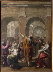 Zstąpienie Ducha Świętego autorstwa Jacques Blanchard