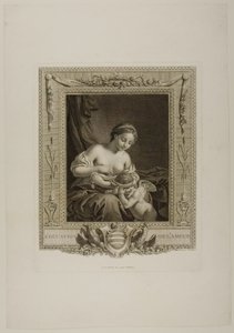 Edukacja Kupidyna (grafika) autorstwa Jacques Bouillard