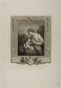 Pierwsza era Kupidyna (grawerowanie) autorstwa Jacques Bouillard
