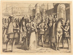 Przylot do Walencji autorstwa Jacques Callot