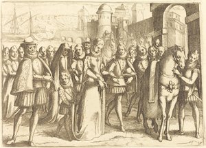 Przylot do Walencji autorstwa Jacques Callot