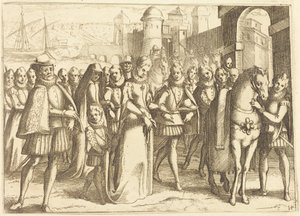 Przybycie do Walencji autorstwa Jacques Callot