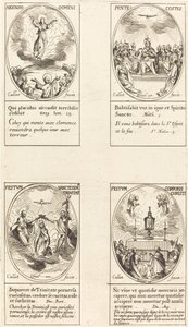 Wniebowstąpienie, Pięćdziesiątnica, Trójca Święta, Boże Ciało. autorstwa Jacques Callot