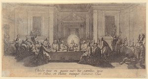 „Kąpiące się kobiety”, arkusz 3 z cyklu „Krajobrazy dla Giovanniego de’ Medici” autorstwa Jacques Callot