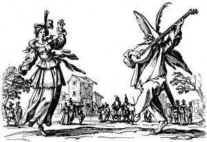 Kule Sfessanii - z akwafort Jacomo Callota. autorstwa Jacques Callot