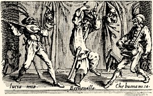 Kule Sfessanii - z akwafort Jacomo Callota. autorstwa Jacques Callot