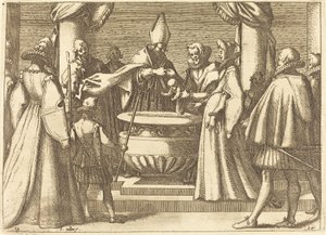 Chrzest Księcia Hiszpanii autorstwa Jacques Callot