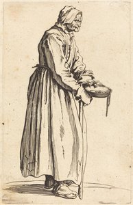 Żebraczka z Pan autorstwa Jacques Callot