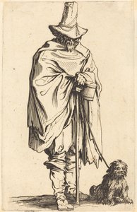 Żebrak z psem, ok. 1930 r. 1622. autorstwa Jacques Callot
