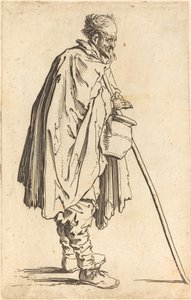 Żebrak z garnkiem, ok. 1622. autorstwa Jacques Callot