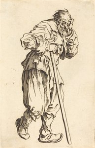 Żebrak z kijem, ok. 1930 1622. autorstwa Jacques Callot
