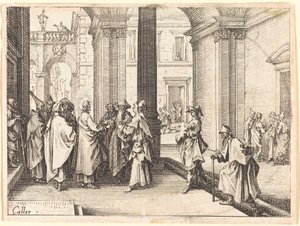 Moneta Cezara autorstwa Jacques Callot