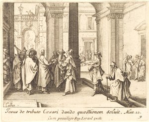 Moneta Cezara, 1635. autorstwa Jacques Callot