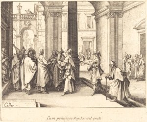 Moneta Cezara, 1635. autorstwa Jacques Callot