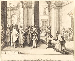 Moneta Cezara, 1635. autorstwa Jacques Callot