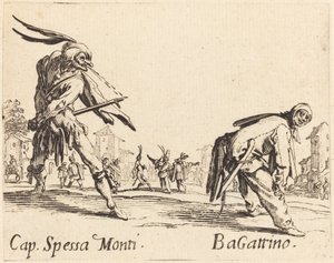 Kapitan Spessa Monti i Bagattino autorstwa Jacques Callot
