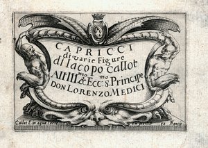 Kaprysy różnych postaci autorstwa Jacques Callot