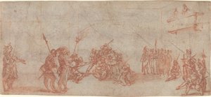 Chrystus ukoronowany cierniem autorstwa Jacques Callot