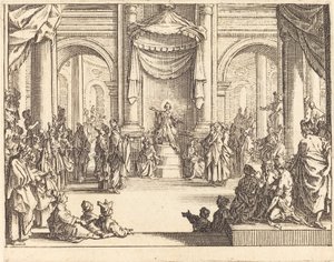 Chrystus spiera się z lekarzami autorstwa Jacques Callot
