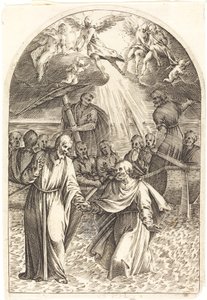 Chrystus idący po wodzie [druga płyta] autorstwa Jacques Callot