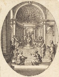 Chrystus wśród lekarzy autorstwa Jacques Callot