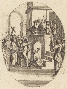 Chrystus przed Piłatem autorstwa Jacques Callot