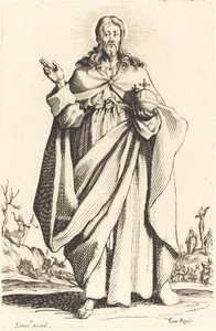 Chrystus, opublikowany 1631. autorstwa Jacques Callot