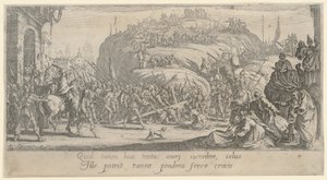 Chrystus niesie krzyż autorstwa Jacques Callot