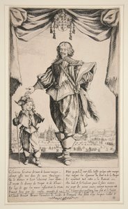 Claude Deruet (Portret Derueta) autorstwa Jacques Callot