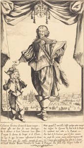 Claude Deruet i jego syn, Jean autorstwa Jacques Callot