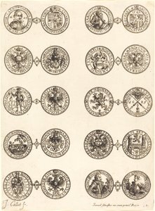 Monety [tablica 2] autorstwa Jacques Callot