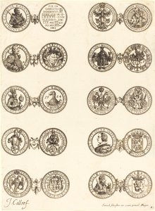 Monety [tablica 4] autorstwa Jacques Callot