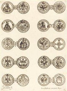 Monety [tablica 6]. autorstwa Jacques Callot
